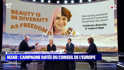 Le plus de 22h Max: le Conseil de l'Europe retire sa promo célébrant la liberté dans le hijab - 02/11