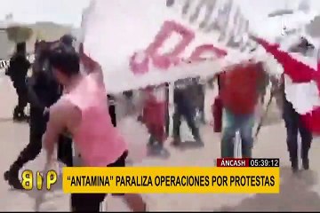 Áncash: Antamina suspende operaciones ante protestas y bloqueo de carreteras
