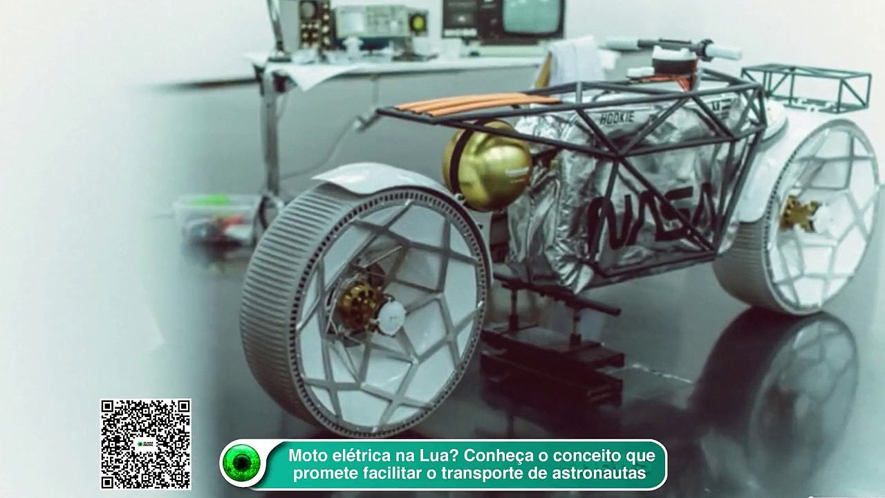 Moto elétrica na Lua? Conheça o conceito que promete facilitar o transporte de astronautas