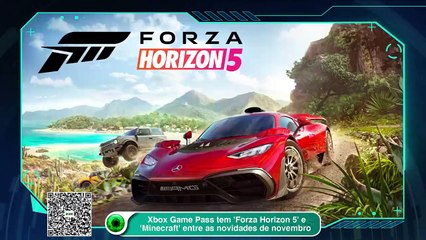 Xbox Game Pass tem 'Forza Horizon 5' e 'Minecraft' entre as novidades de novembro
