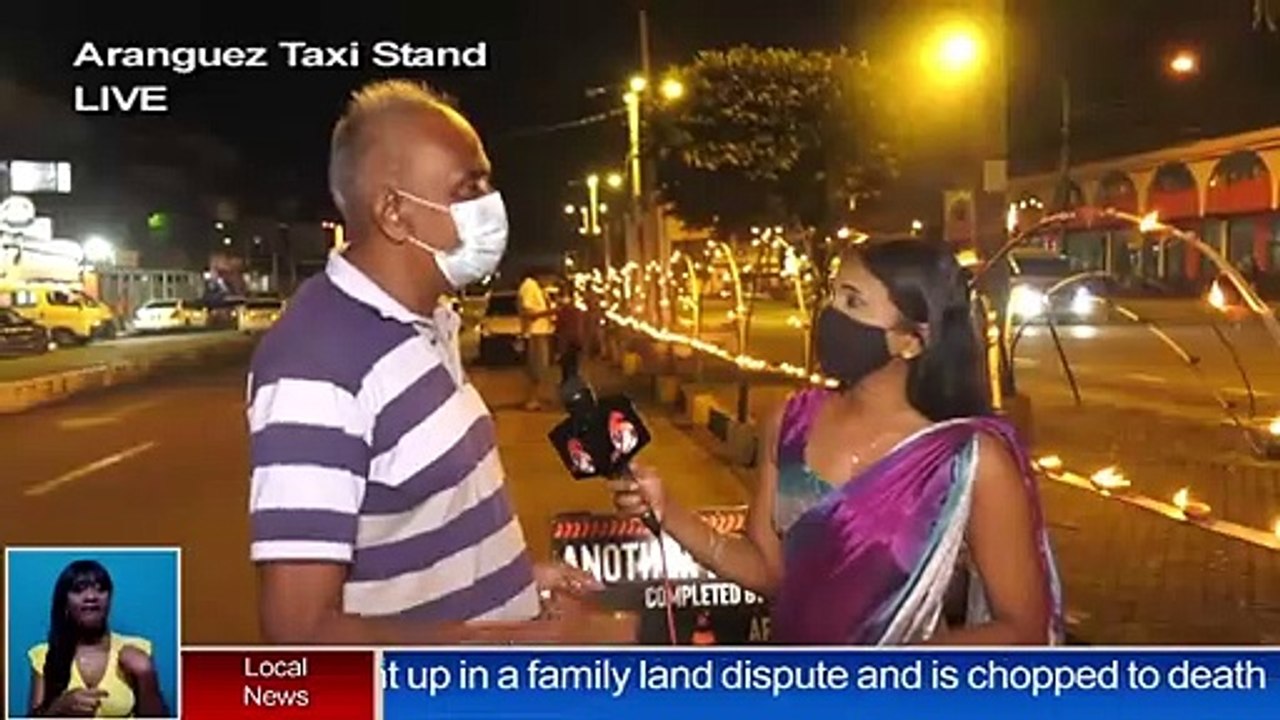 Aranguez Taxi Drivers host lighting up event in preparation for Divali 2021