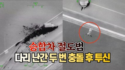 [#세상만사] 미국 플로리다주 다리에서 투신한 승합차 절도범 / YTN