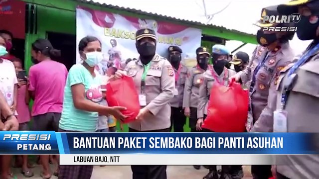 Polwan Labuan Bajo Gelar Bakti Sosial