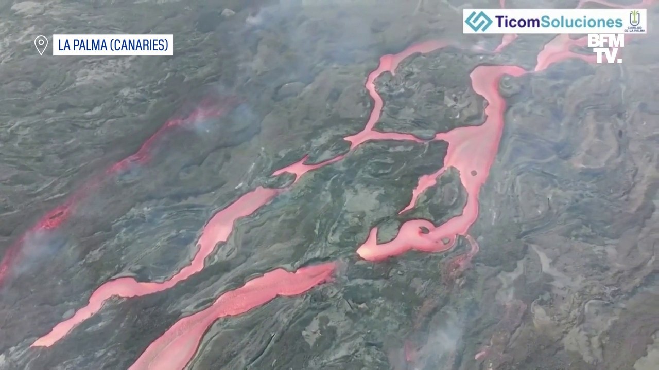 Canaries: d'impressionnantes coulées de lave s'échappent toujours du Cumbre Vieja, deux mois après son entrée en éruption