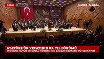 Atatürk'ü Anma Töreni... Cumhurbaşkanı Erdoğan'dan önemli açıklamalar
