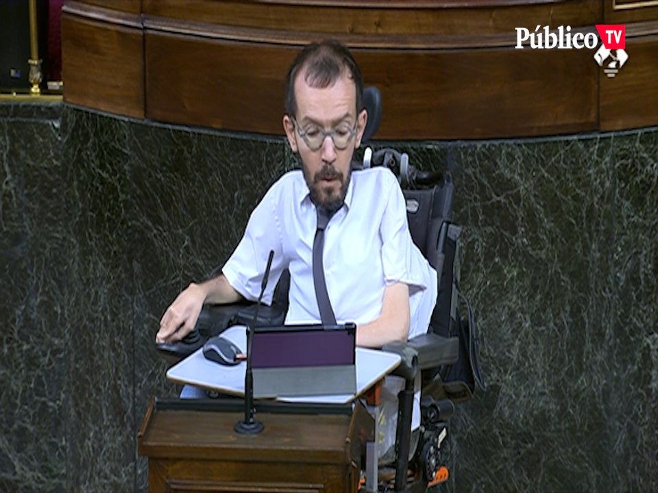 Echenique cree que "la más que previsible exoneración de Juan Carlos I" no es "muy homologable a los principios europeos"