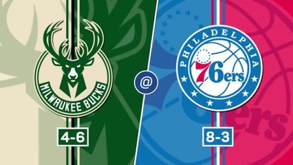 Video herunterladen: Giannis shines as Bucks down 76ers