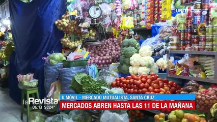 Santa Cruz: los mercados abren pero hay poca afluencia de la población en el tercer día de paro
