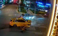 Tokat'ta kavşakta yaşanan kazalar KGYS kameralarına böyle yansıdı