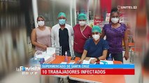 10 trabajadores de un supermercado de Santa Cruz dan positivo a Covid-19