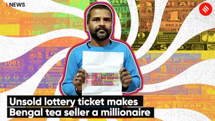 Unsold lottery ticket makes Bengal tea seller a millionaire