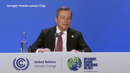 Cop26, Draghi: "Sul clima non ci sono Paesi colpevoli e innocenti"