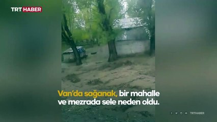 Van'da etkili olan sağanak sele neden oldu