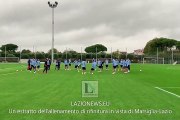 LAZIO, l'allenamento di rifinitura alla vigilia del match di Europa League contro il Marsiglia