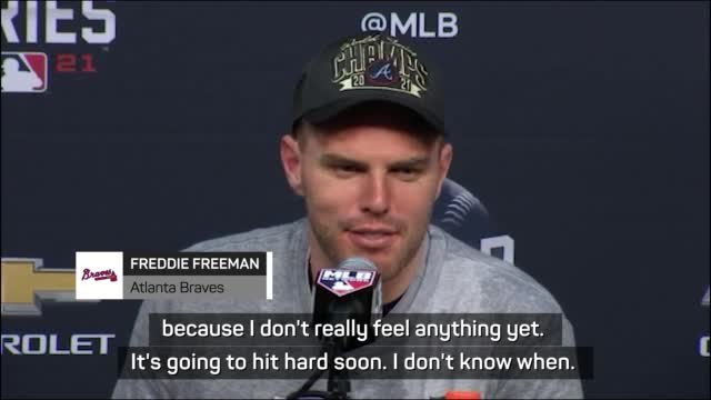 Freeman credits the organisation for Braves' first World Series win in 26 years