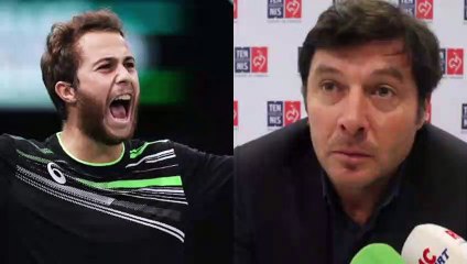 ATP - Rolex Paris Masters 2021 - Sébastien Grosjean, le capitaine de l'équipe de France de Coupe Davis : "Hugo Gaston est intelligent, il sent le jeu !"