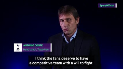 Download Video: Conte hoping to bring 'attractive, competitive' football to Tottenham