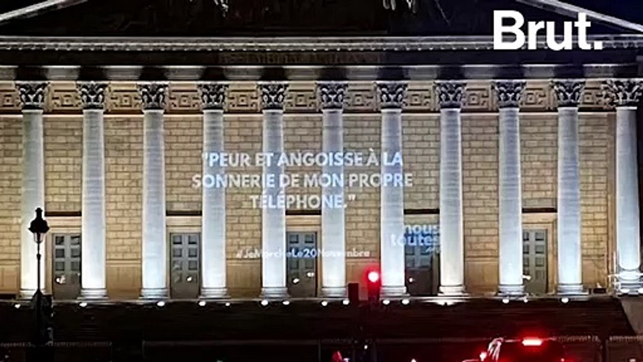 Des témoignages de victimes de cyberharcèlement projetés sur l'Assemblée nationale