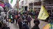 Glasgow's Buchanan Street holds Extinction Rebellion march