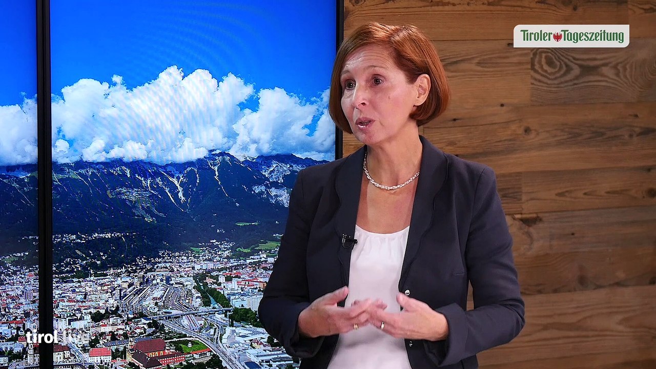 Landesrätin Gabi Fischer in „Tirol Live'