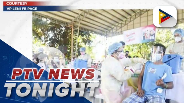 VP Robredo presides over mass COVID-19 inoculation of Aeta members in Tarlac