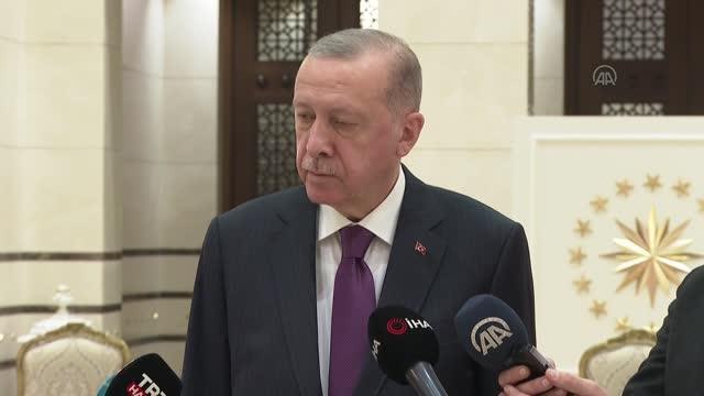 Cumhurbaşkanı Erdoğan: 19 yıl içinde milletimizin teveccühüyle bugünlere geldik ve herhangi bir sıkıntıyı yaşamadan sürekli artarak devam eden bir...