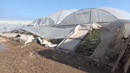 Şiddetli rüzgar ve sağanak etkili oldu