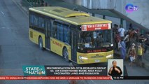 Kapasidad sa mga pampublikong transportasyon sa Metro Manila, itataas sa 70% simula bukas | SONA