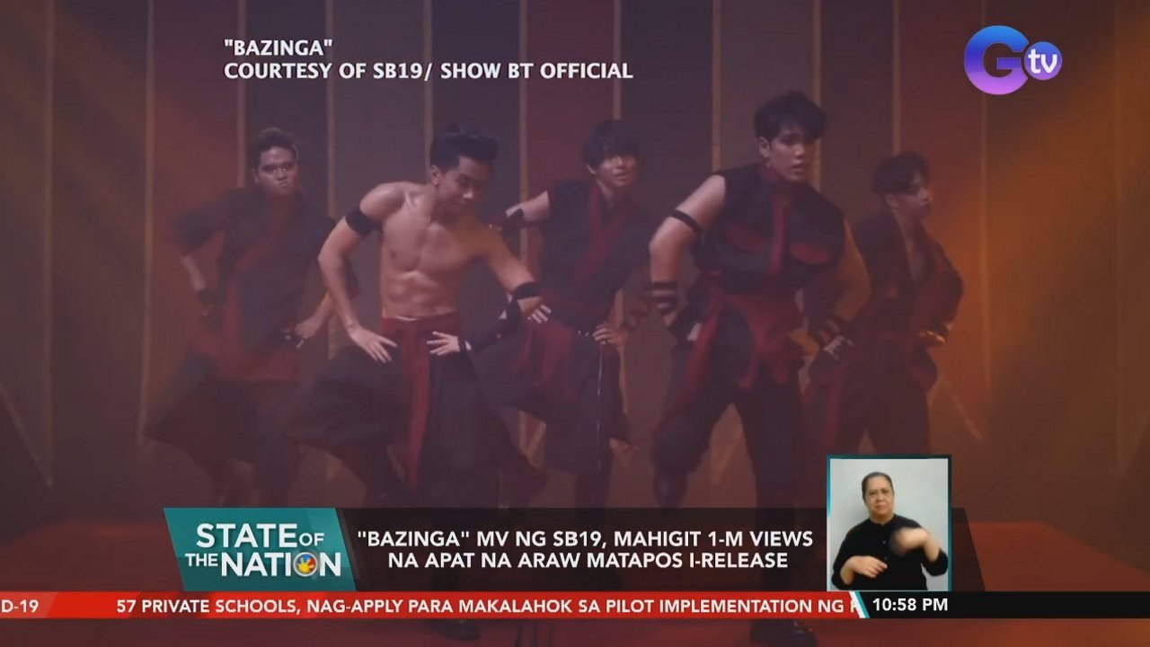 "Bazinga" MV ng SB19, mahigit 1-M views na apat na araw matapos i-release | SONA