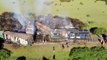 Varios saboteadores queman los vagones y la locomotora tras provocar el descarrilamiento de tren en Chile