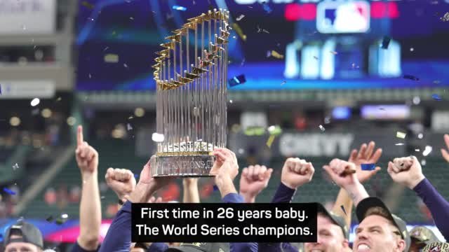 'We came. We saw. We conquered.' - Braves fans celebrate World Series win