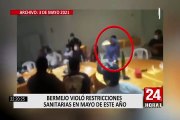 Guillermo Bermejo violó restricciones sanitarias en mayo de este año