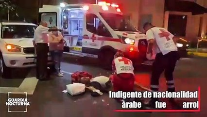 Hombre en situación de calle que dijo ser de nacionalidad árabe  fue atropellado en avenida Vallarta