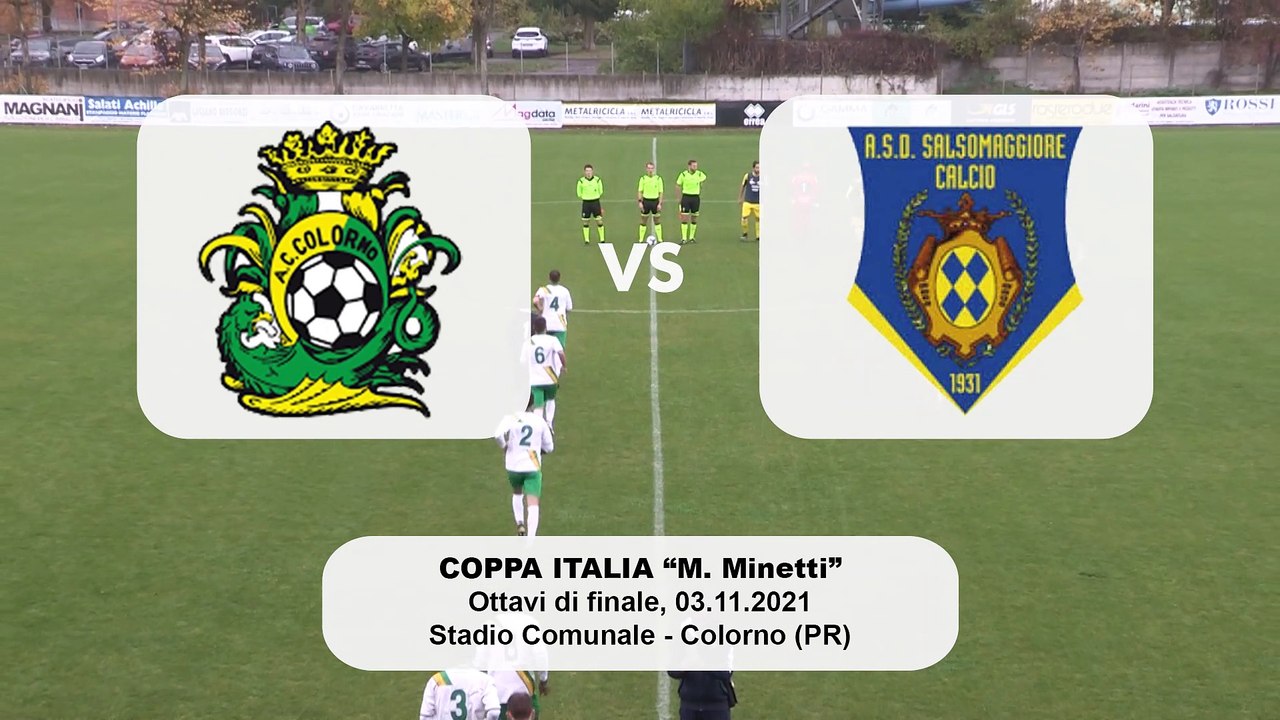 Coppa: Colorno - Salsomaggiore 1-2, highlights e interviste