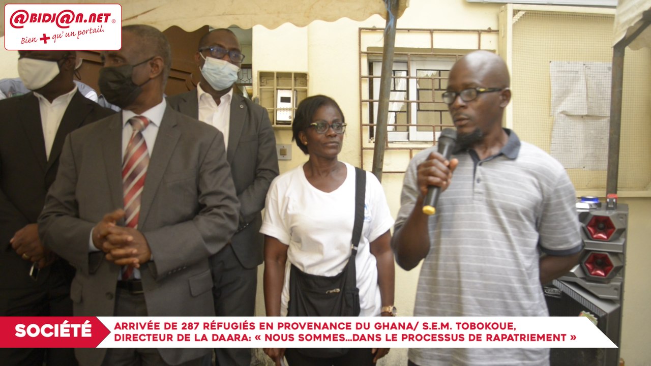 Arrivée de 287 réfugiés en provenance du Ghana/S.E.M. Tobokoue, directeur de la DAARA: « Nous sommes...dans le processus de rapatriement »
