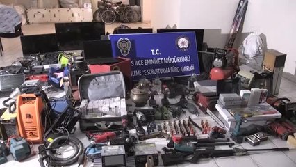 İki evde 400 bin liralık çalıntı malzeme bulundu