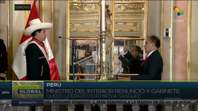 En Perú renuncia ministrto del interior, Luis Barranzuela