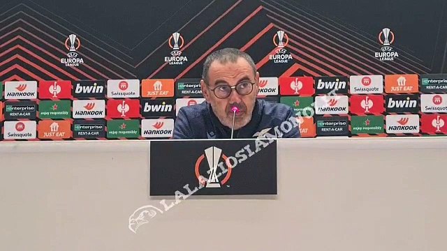 Marsiglia - Lazio, Maurizio Sarri in conferenza
