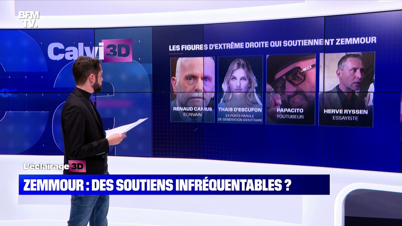 Zemmour: des soutiens très encombrants - 03/11