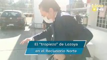 Con “tropiezos”, así fue la llegada de Emilio Lozoya a su primer audiencia presencial