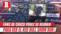 Fans de Checo Pérez se reúnen para ver el Red Bull Show Run CDMX
