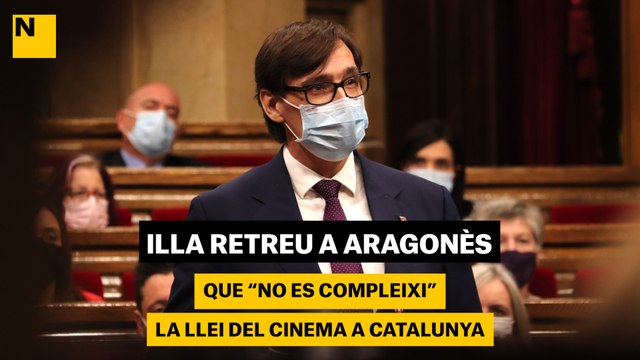 Illa retreu a Aragonès que no es compleixi la llei del cinema a Catalunya
