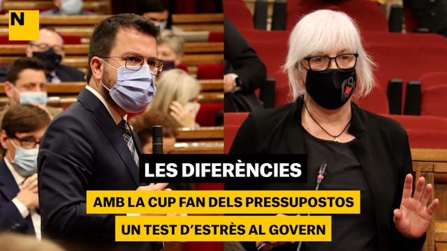 Les diferències amb la CUP fan dels pressupostos un test d'estrès al Govern
