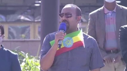 ADDİS ABABA - Tigraylı isyancılarla yaşanan çatışmalarda hayatlarını kaybeden askerler için anma töreni