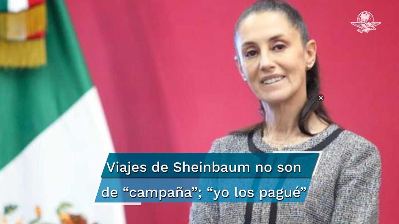 "No estoy haciendo campaña", dice Sheinbaum sobre visitas a estados del país