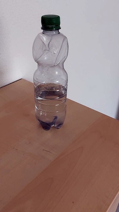 Bottle getting slapped