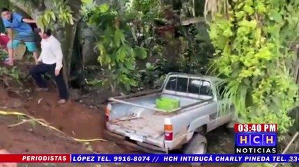 Se “desengranó” y terminó en una hondonada de Santa Cruz de Yojoa