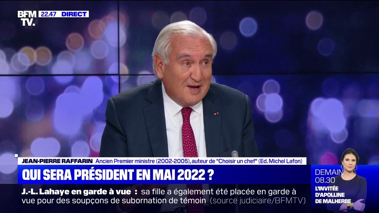 Jean-Pierre Raffarin: "Celui qui battra Emmanuel Macron, il faudra qu'il soit fort"