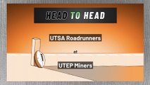 UTSA Roadrunners at UTEP Miners: Spread