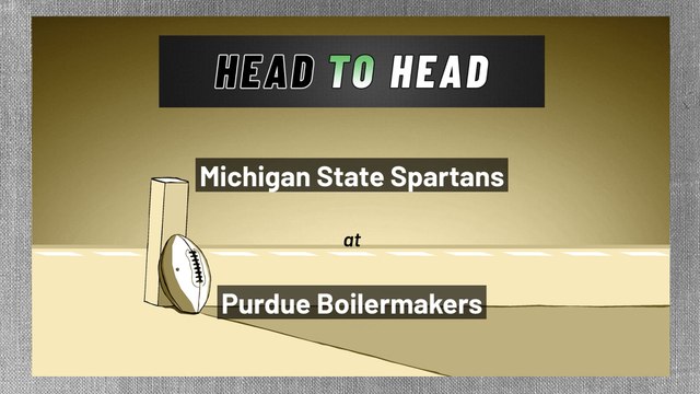 Michigan State Spartans at Purdue Boilermakers: Spread